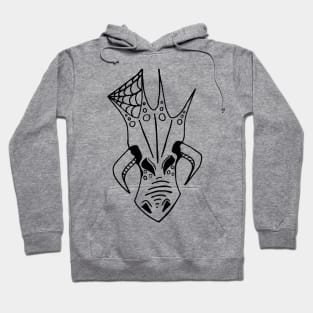 Dragon Head Line Art Hoodie